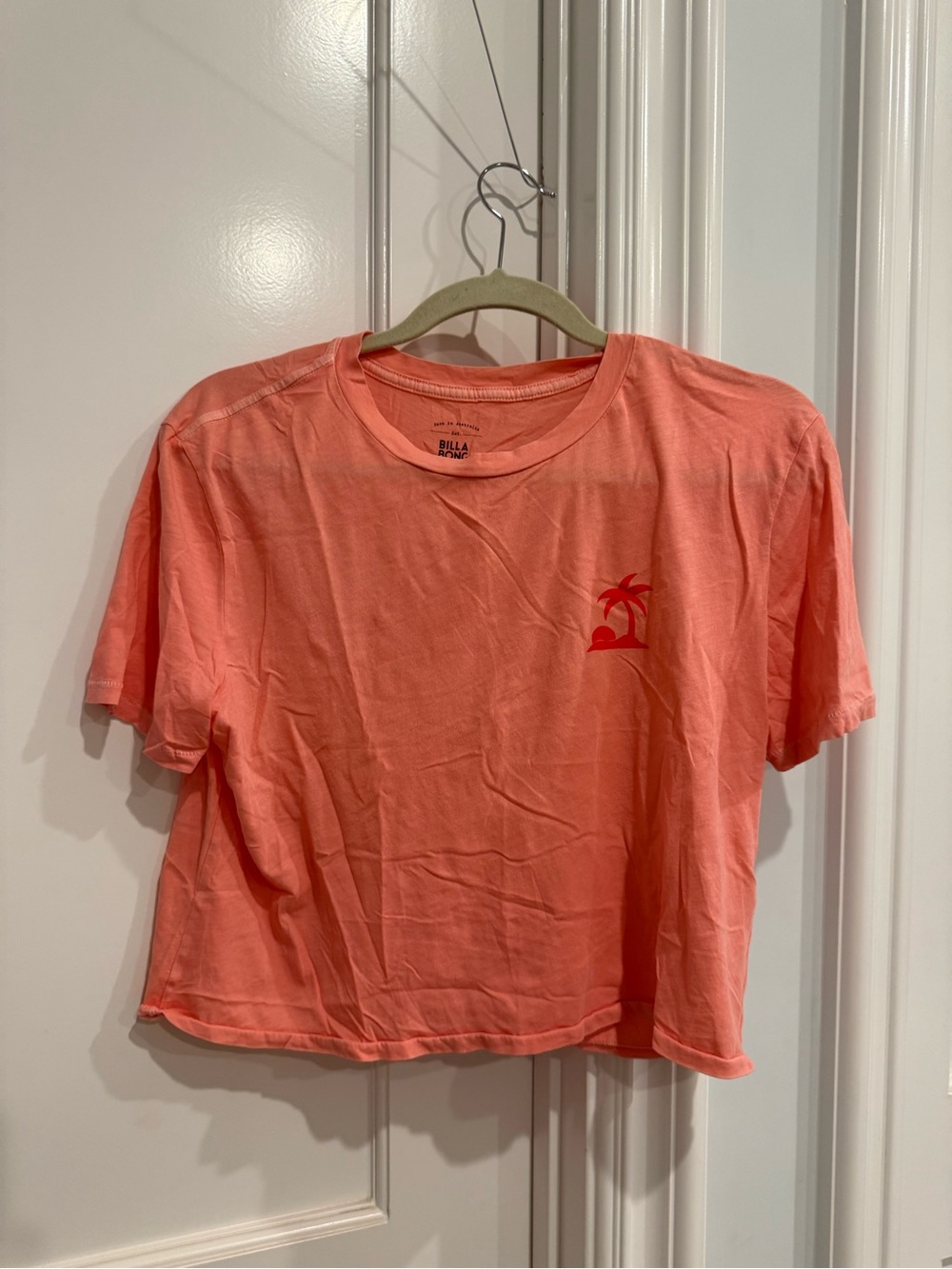 Billabong Coral Pink Logo Tee